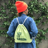 Mochila de algodón reciclado